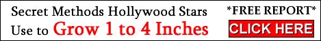 How to Grow Taller - Celebrity Secrets How to Grow Taller - Celebrity Secrets